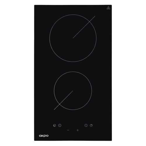 Akpo PKA 30 830/2 hob Black Built-in 30 cm 2 zone(s)