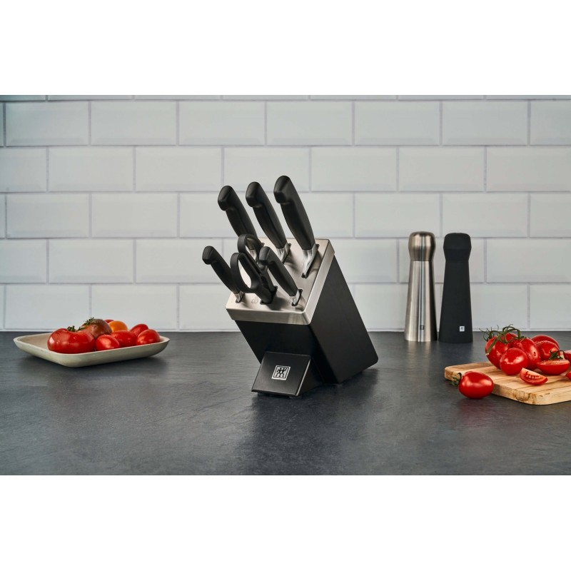 ZWILLING FOUR STAR 35145-007-0 kitchen knife/cutlery block set 7 pc(s) Black ZWILLING FOUR STAR 35145-007-0 kitchen knife/cutlery block set 7 pc(s) Black