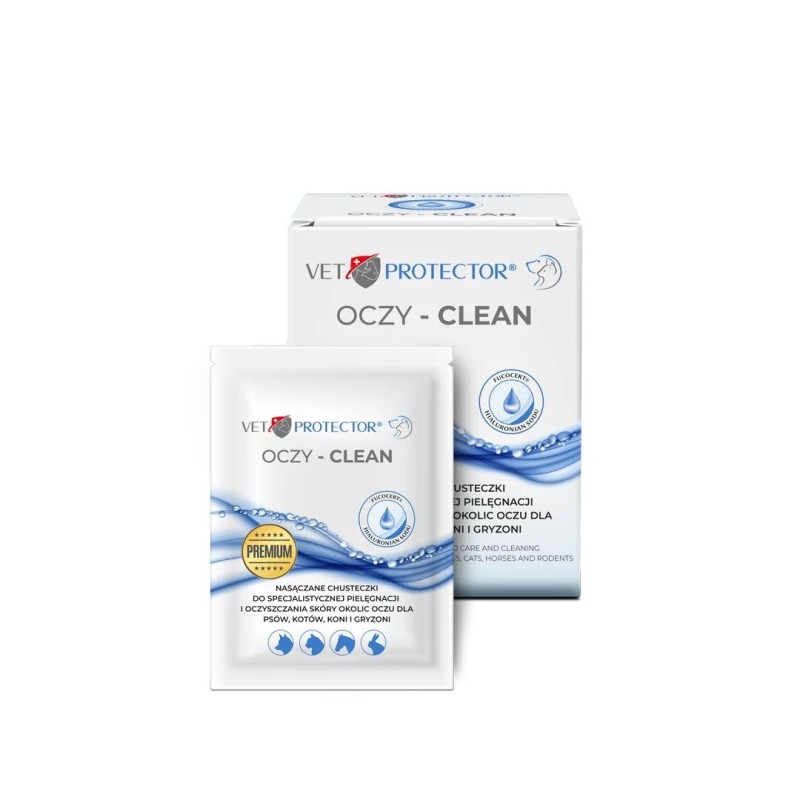 JM SANTE Vet Protector Eyes Clean - eye cleaning wipes for dog and cat – 20pcs JM SANTE Vet Protector Eyes Clean - eye cleaning wipes for dog and cat – 20pcs