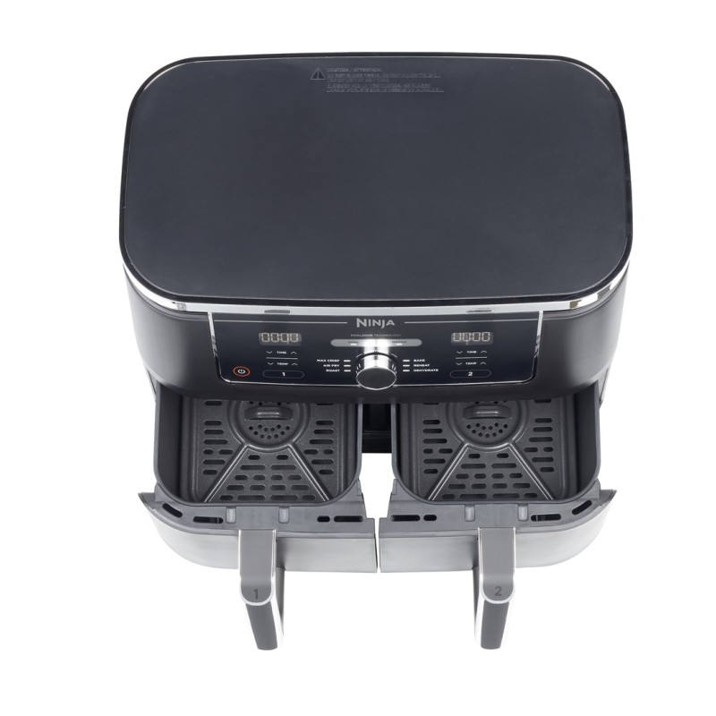 Ninja AF400EU fryer Double 9.5 L Stand-alone 2470 W Hot air fryer Black Ninja AF400EU fryer Double 9.5 L Stand-alone 2470 W Hot air fryer Black
