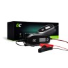 Green Cell Charger for accumulators 6V 12V 4A with diagnostics function 6/12 V Black