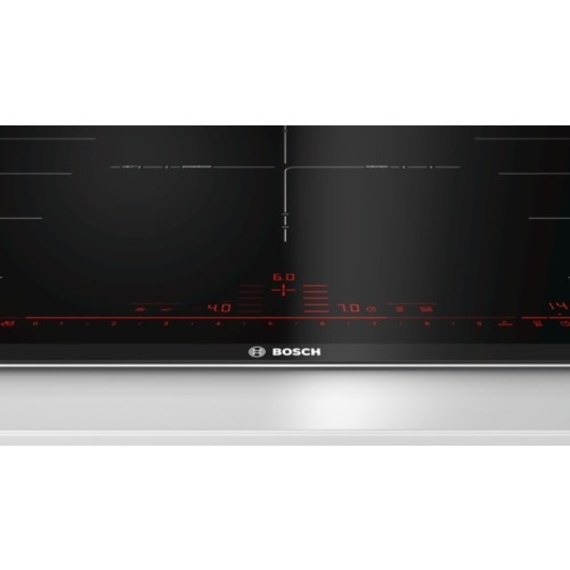 Bosch Serie 8 PXV975DC1E hob Black Built-in 90 cm Zone induction hob 5 zone(s) Bosch Serie 8 PXV975DC1E hob Black Built-in 90 cm Zone induction hob 5 zone(s)