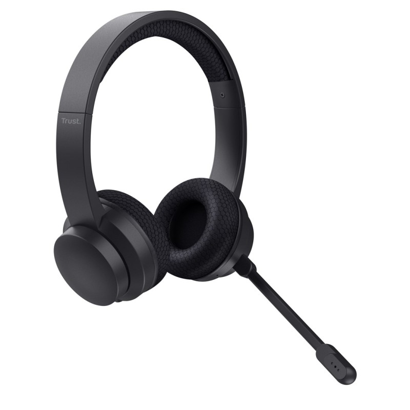 Trust Ayda Headset Wired & Wireless Head-band Calls/Music USB Type-C Bluetooth Black Trust Ayda Headset Wired & Wireless Head-band Calls/Music USB Type-C Bluetooth Black