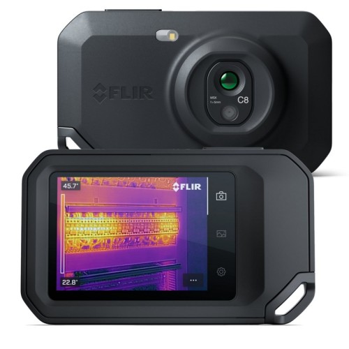 FLIR One C8 thermal imaging camera Black 320 x 240 pixels Built-in display LCD FLIR One C8 thermal imaging camera Black 320 x 240 pixels Built-in display LCD