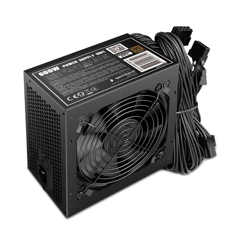 Gembird CCC-PSU80P-BBP-600 power supply unit 600 W 24-pin ATX ATX Black Gembird CCC-PSU80P-BBP-600 power supply unit 600 W 24-pin ATX ATX Black
