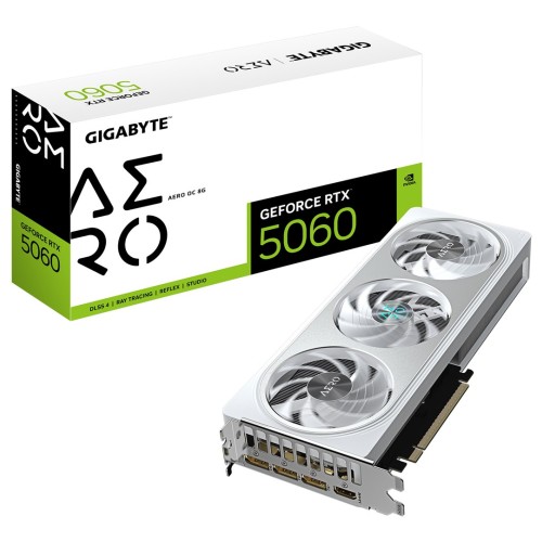 GIGABYTE GeForce RTX 5060 AERO OC 8G Graphics Card - 8GB GDDR7