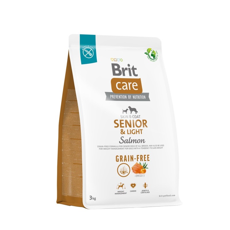 BRIT Care Senior&Light Salmon - dry dog food - 3 kg BRIT Care Senior&Light Salmon - dry dog food - 3 kg