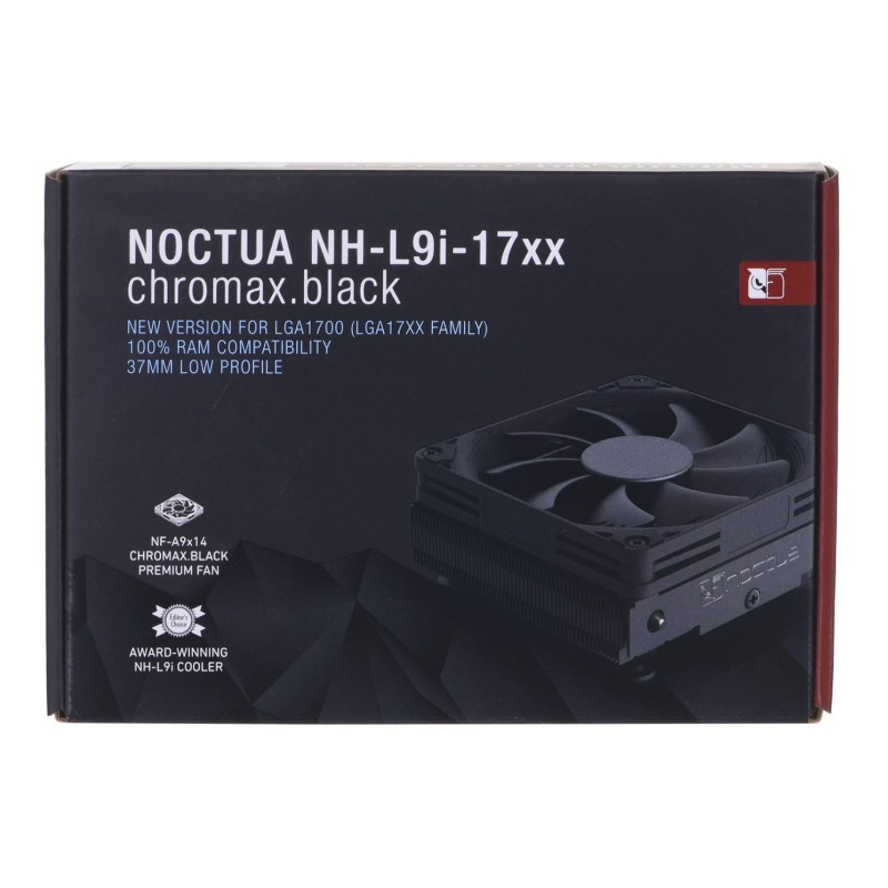 NOCTUA CPU COOLING NH-L9I-17XX CHROMAX BLACK NOCTUA CPU COOLING NH-L9I-17XX CHROMAX BLACK