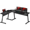 HUZARO HERO 6.0 BLACK GAMING DESK HUZARO HERO 6.0 BLACK GAMING DESK