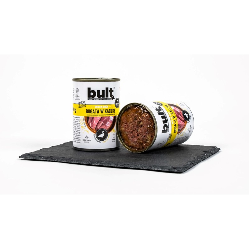 BULT Rich in duck - Wet dog food - 800 g