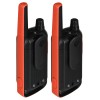 Motorola T82 Twin Pack two-way radio 16 channels Black,Orange