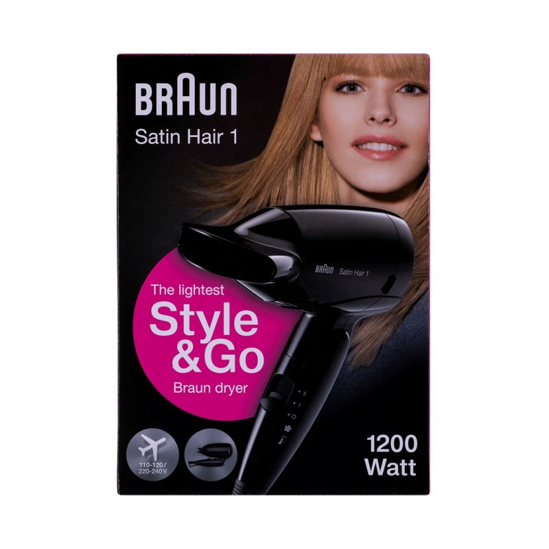 Braun HD130 hair dryer 1200 W Black Braun HD130 hair dryer 1200 W Black