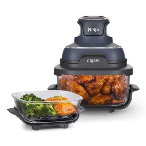 Ninja CRISPi Single 3.8 L 1700 W Hot air fryer Blue, Grey, Transparent Ninja CRISPi Single 3.8 L 1700 W Hot air fryer Blue, Grey, Transparent