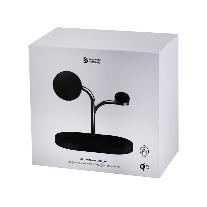 Samsung GP-PWU024WIABW mobile device charger Headset, Smartphone, Smartwatch Black, Silver USB Wireless charging Indoor Samsung GP-PWU024WIABW mobile device charger Headset, Smartphone, Smartwatch Black, Silver USB Wireless charging Indoor