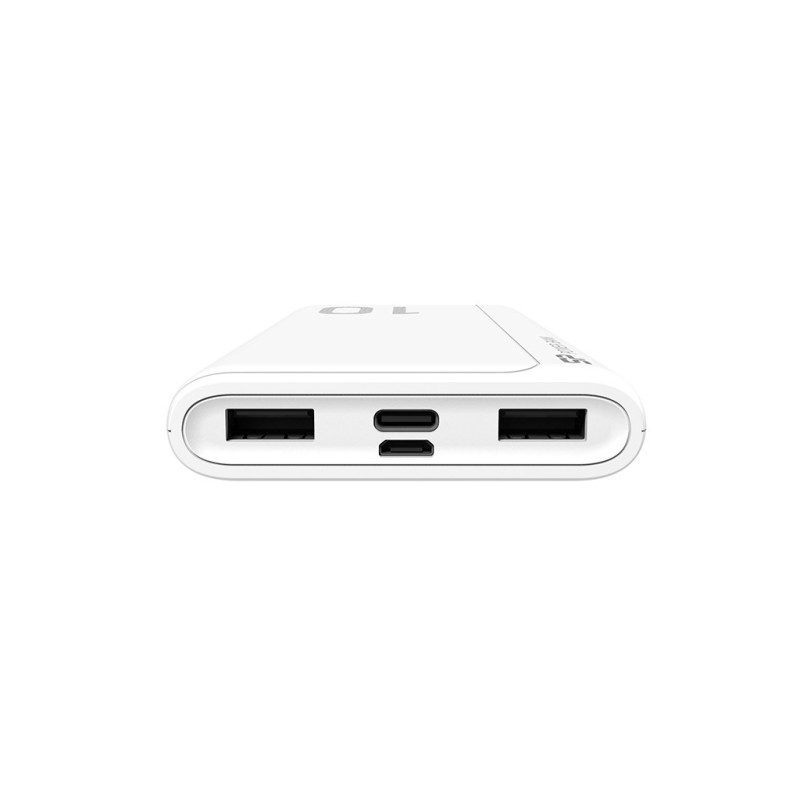 SILICON POWER GP15 Powerbank External battery 10000 mAh 2x USB 2.1A (SP10KMAPBKGP150W) White SILICON POWER GP15 Powerbank External battery 10000 mAh 2x USB 2.1A (SP10KMAPBKGP150W) White