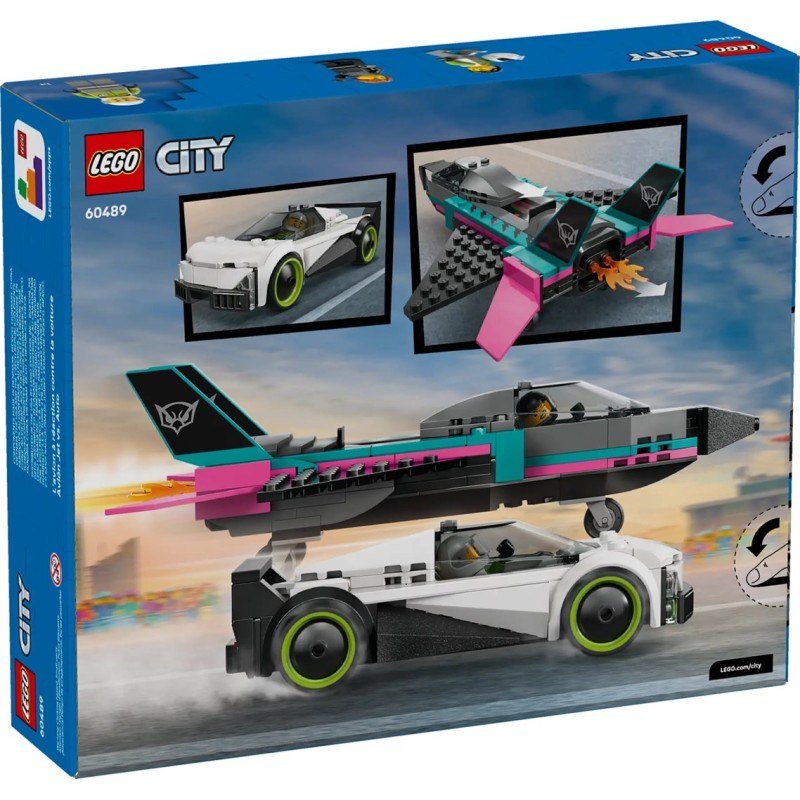 LEGO CITY 60489 Jet vs Car