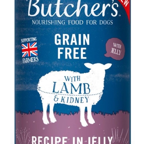 BUTCHER'S Original Recipe in Jelly lamb - wet dog food - 400g
