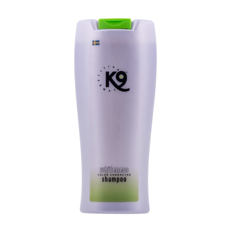 K9 Aloe Whiteness Shampoo - shampoo for dogs and cats with white fur - 300 ml