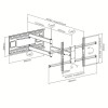 Techly ICA-PLB 490 TV mount 2.03 m (80