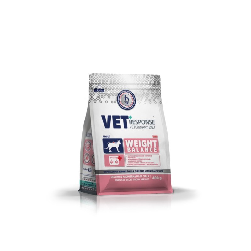 VET RESPONSE Weight balance - dry cat food - 400g VET RESPONSE Weight balance - dry cat food - 400g