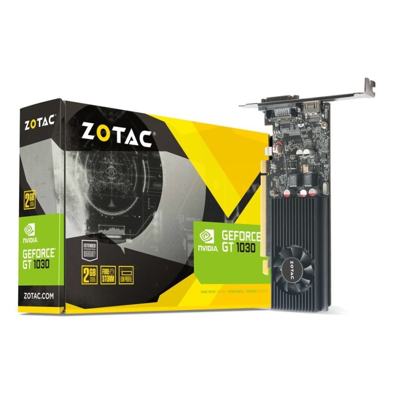 Zotac ZT-P10300A-10L graphics card NVIDIA GeForce GT 1030 2 GB GDDR5 Zotac ZT-P10300A-10L graphics card NVIDIA GeForce GT 1030 2 GB GDDR5
