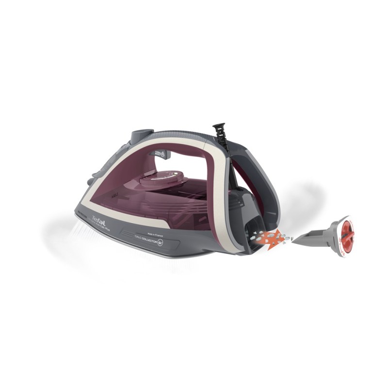 Tefal Ultragliss Anti-Calc Plus FV6840 Steam iron 2800 W Purple, Silver Tefal Ultragliss Anti-Calc Plus FV6840 Steam iron 2800 W Purple, Silver