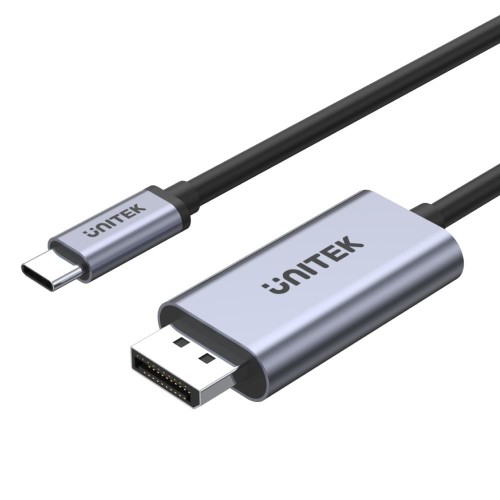 UNITEK V1409A cable gender changer USB-C DisplayPort Black, Grey UNITEK V1409A cable gender changer USB-C DisplayPort Black, Grey