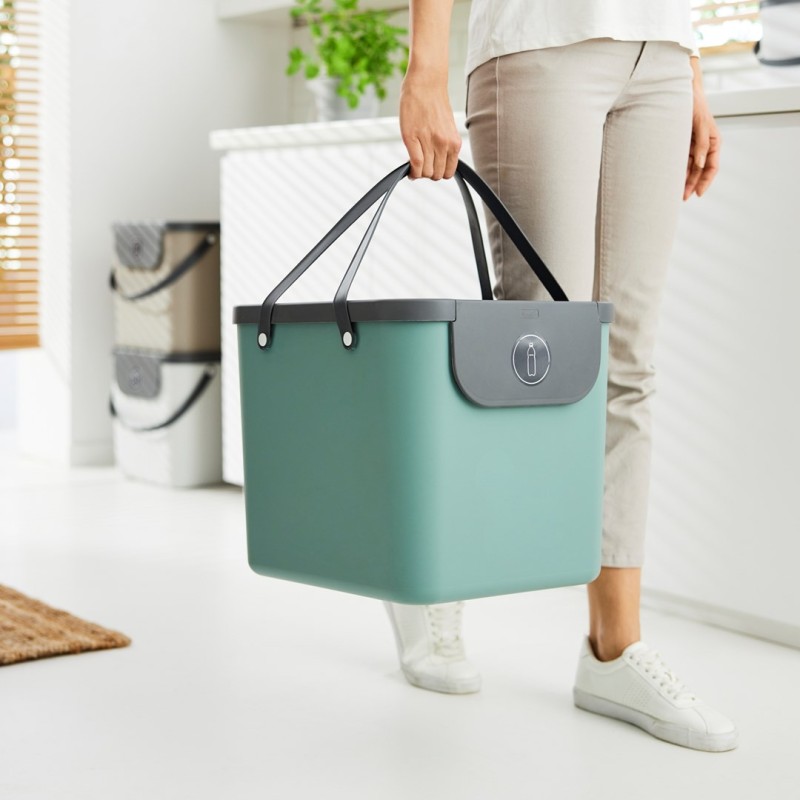 ROTHO Albula Green - waste sorting container - 40l ROTHO Albula Green - waste sorting container - 40l
