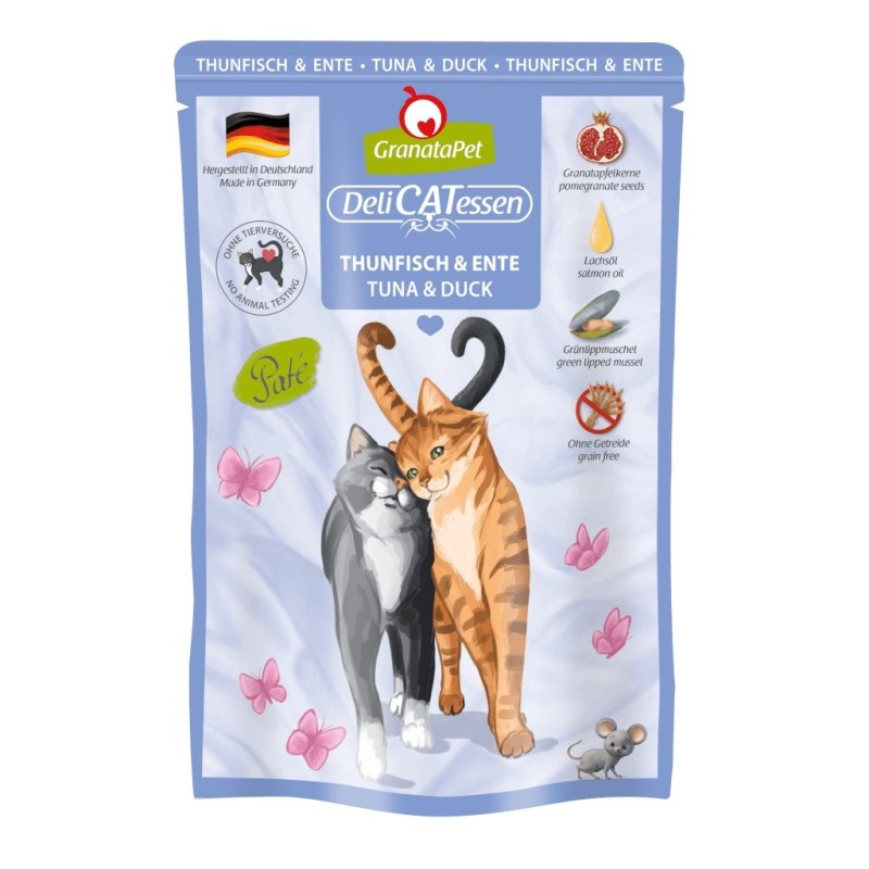 GRANATAPET DeliCATessen Tuna and duck - wet cat food - 85g GRANATAPET DeliCATessen Tuna and duck - wet cat food - 85g
