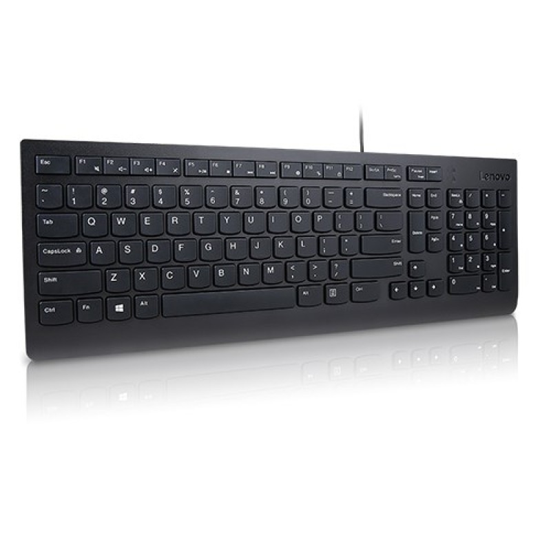 Lenovo Essential keyboard Universal USB QWERTY US English Black Lenovo Essential keyboard Universal USB QWERTY US English Black