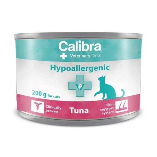CALIBRA VD Cat Hypoallergenic Tuna - wet cat food - 200g CALIBRA VD Cat Hypoallergenic Tuna - wet cat food - 200g