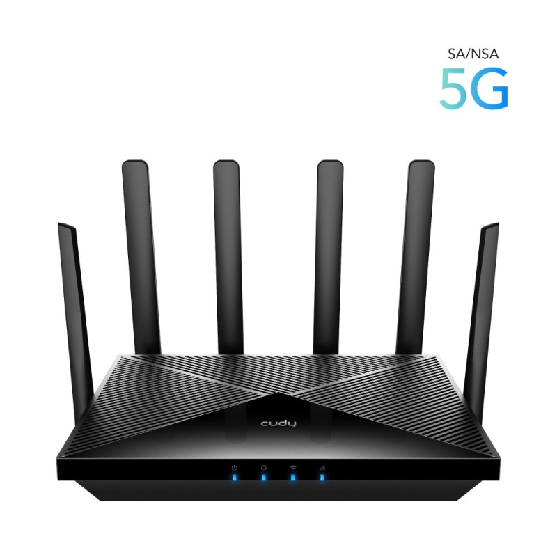 Cudy P5 wireless router Gigabit Ethernet Dual-band (2.4 GHz / 5 GHz) 5G Black Cudy P5 wireless router Gigabit Ethernet Dual-band (2.4 GHz / 5 GHz) 5G Black