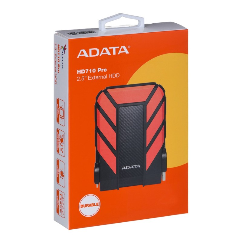 ADATA HD710 Pro external hard drive 2 TB Black, Red ADATA HD710 Pro external hard drive 2 TB Black, Red