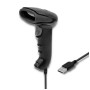 Qoltec 50866 Laser barcode reader 1D | CCD | USB | Black