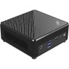 MSI Cubi N ADL S-078EU Intel® N N100 4 GB DDR4-SDRAM 128 GB SSD Windows 11 Pro Mini PC Black