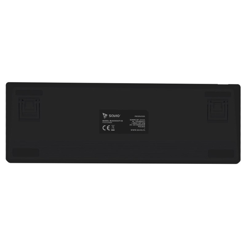 Savio BLACKOUT X2 BLUE keyboard Gaming USB QWERTY US International Black Savio BLACKOUT X2 BLUE keyboard Gaming USB QWERTY US International Black