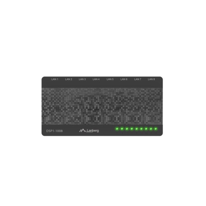 LANBERG SWITCH DSP1-1008 (8-PORT, 1GB/S) LANBERG SWITCH DSP1-1008 (8-PORT, 1GB/S)