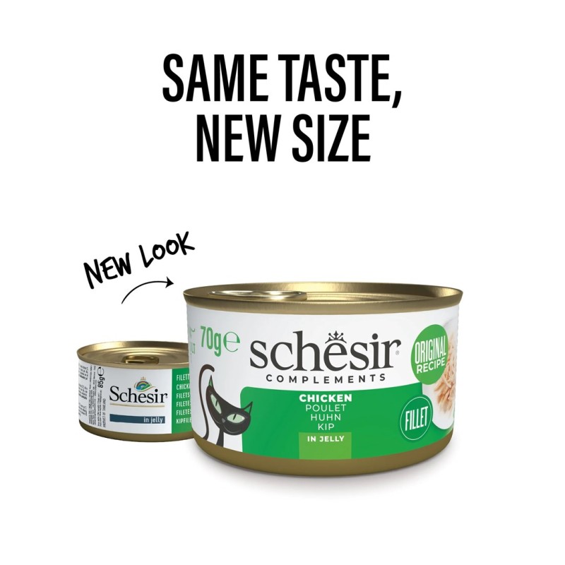 SCHESIR Chicken in jelly - wet cat food - 70g SCHESIR Chicken in jelly - wet cat food - 70g