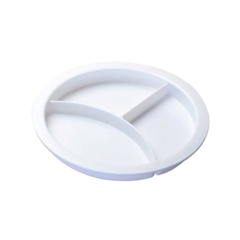 Plate with dividers for the microwave Plate with dividers for the microwave