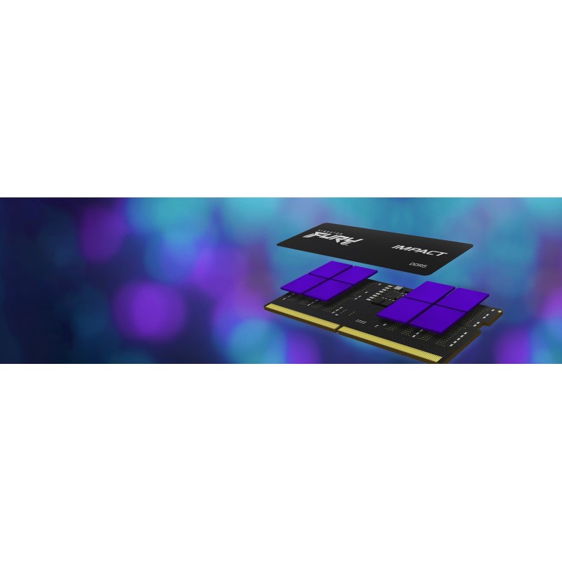 Kingston Technology FURY Impact Black memory module 16 GB 1 x 16 GB DDR5 2400 MHz Kingston Technology FURY Impact Black memory module 16 GB 1 x 16 GB DDR5 2400 MHz