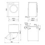 Smeg Washing Machine WNP96SLAAIN White