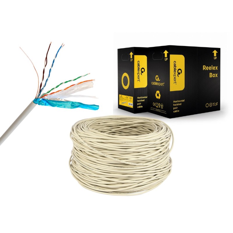 GEMBIRD CAT 6 FTP LAN SOLID CABLE CCA ECA 305M GEMBIRD CAT 6 FTP LAN SOLID CABLE CCA ECA 305M