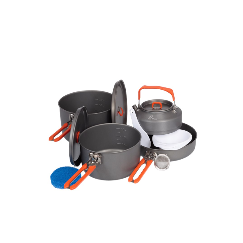 Fire- maple set of tourist dishes Feast 4- orange Fire- maple set of tourist dishes Feast 4- orange