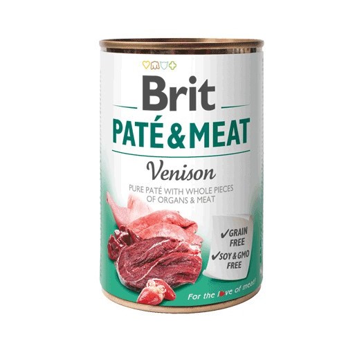 BRIT Paté & Meat with game - wet dog food - can - 400 g BRIT Paté & Meat with game - wet dog food - can - 400 g