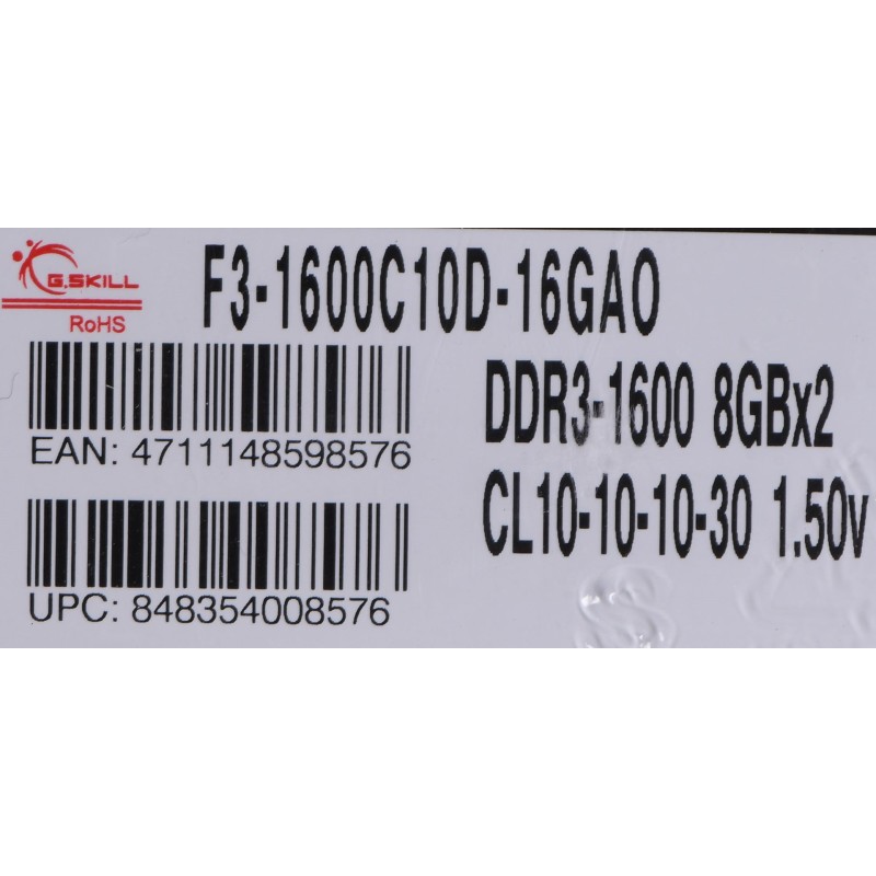 G.Skill Ripjaws S5 memory module 32 GB 2 x 16 GB DDR5 5200 MHz G.Skill Ripjaws S5 memory module 32 GB 2 x 16 GB DDR5 5200 MHz