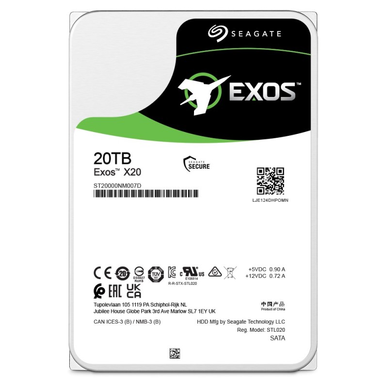 Seagate Enterprise ST20000NM007D internal hard drive 3.5 Seagate Enterprise ST20000NM007D internal hard drive 3.5