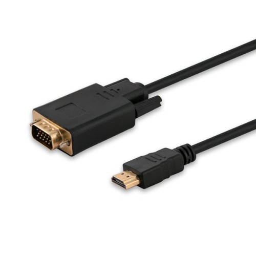 Savio CL-103 video cable adapter 1.8 m HDMI Type A (Standard) VGA (D-Sub) Black Savio CL-103 video cable adapter 1.8 m HDMI Type A (Standard) VGA (D-Sub) Black