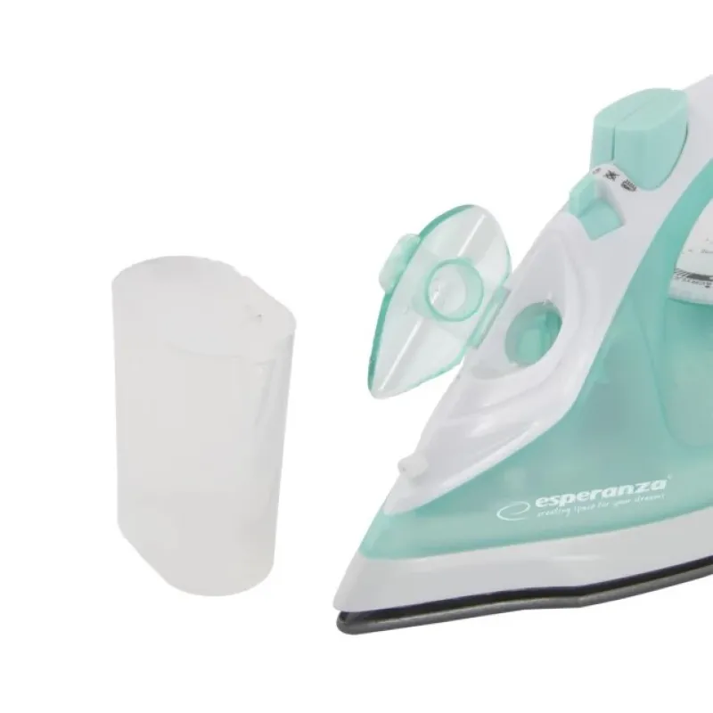 Esperanza EHI005 Steam iron Ceramic soleplate Green,White 2200 W Esperanza EHI005 Steam iron Ceramic soleplate Green,White 2200 W