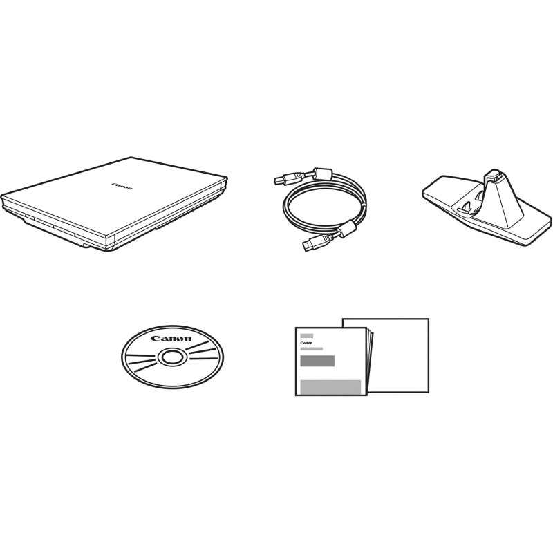 Canon CanoScan LiDE 400 flatbed scanner, Black Canon CanoScan LiDE 400 flatbed scanner, Black