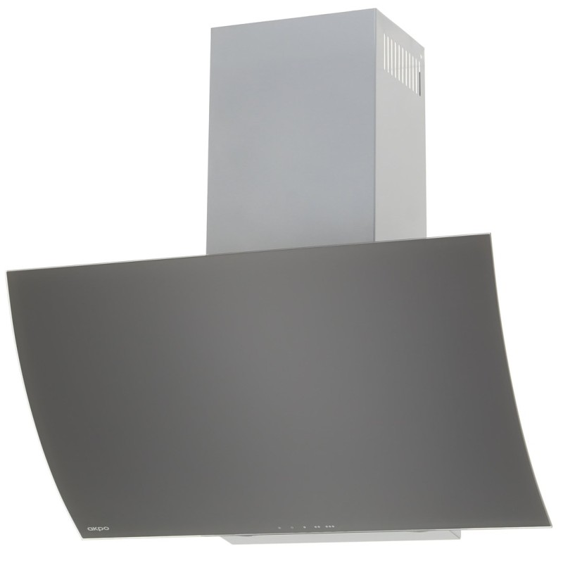 Akpo WK-4 Clarus 60 Chimney Kitchen Hood Grey Glass Akpo WK-4 Clarus 60 Chimney Kitchen Hood Grey Glass